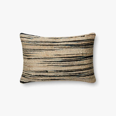 product image for ed pillow in navy beige by ellen degeneres for loloi 2 81