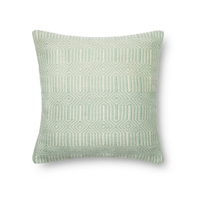 product image of Aqua & Ivory Indoor/Outdoor Pillow by Loloi 586