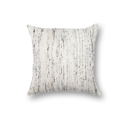 product image for Recycled Sari Silk Pillow in Silver by Loloi 20