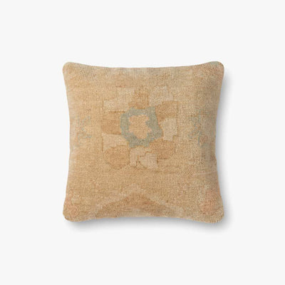 product image for ed pillow in gold beige by ellen degeneres for loloi 1 48