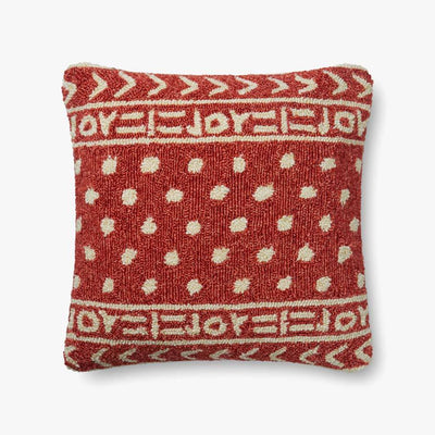 product image for Red & Ivory Pillow 81