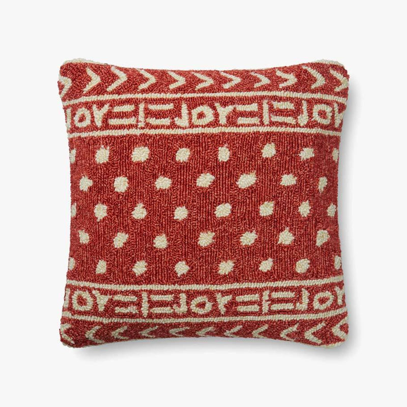 media image for Red & Ivory Pillow 29