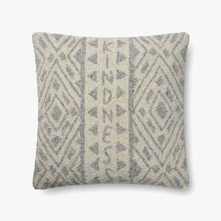 media image for Indoor/Outdoor Grey and Ivory Pillow 272