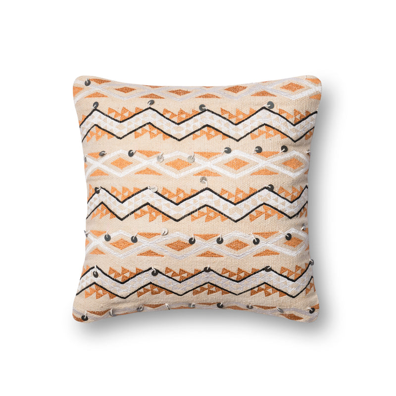 media image for Orange & Ivory Pillow by Justina Blakeney 219