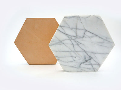 product image of White Marble Trivet in Various Shapes design by Fort Standard 525