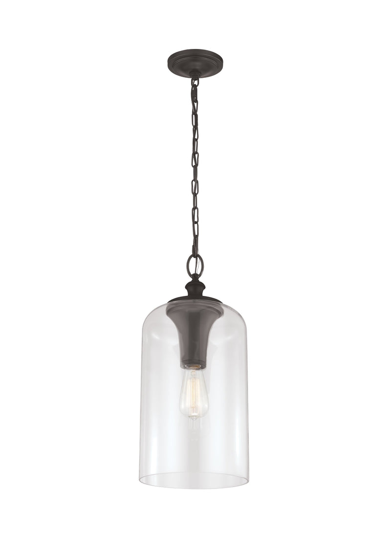 media image for Hounslow Clear Glass Pendant by Feiss 217