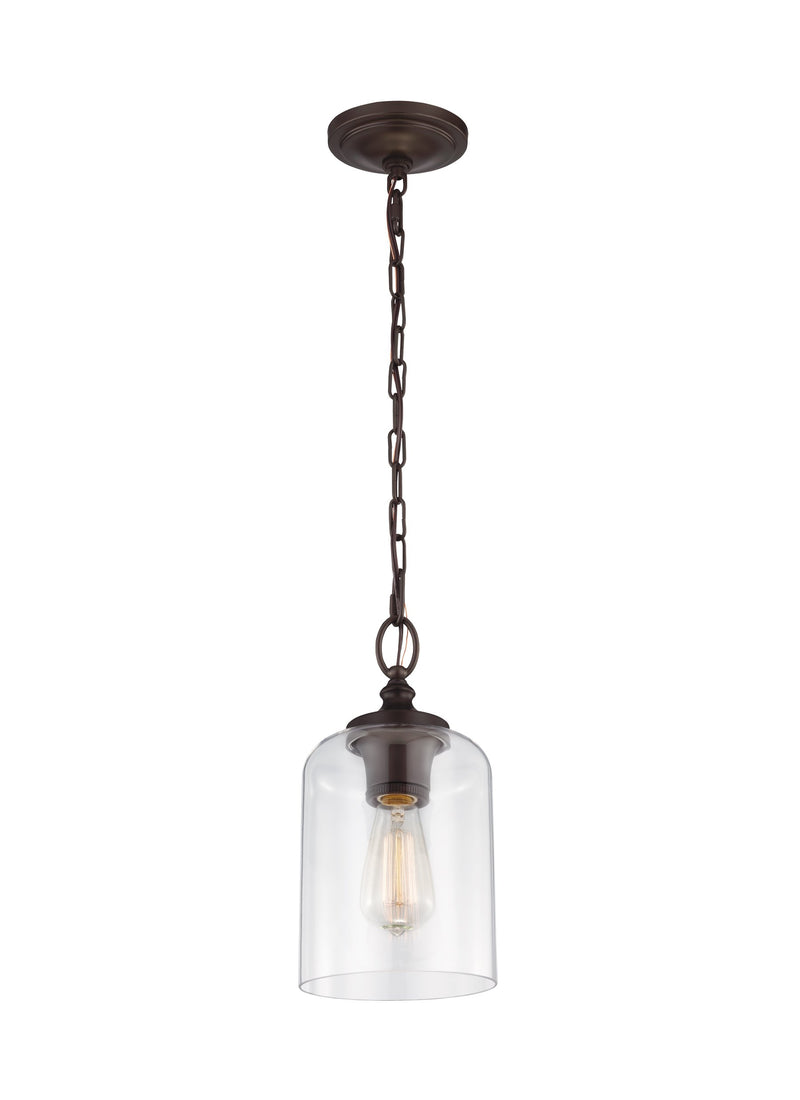 media image for Hounslow Clear Glass Mini Pendant by Feiss 258