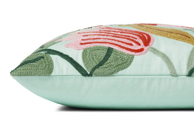product image for Embroidered Mint/Multi Color Pillow 2 85