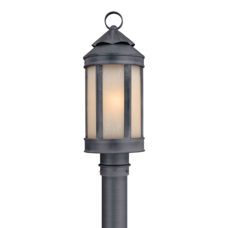 media image for andersons forge 1lt post lantern medium by troy lighting 1 278