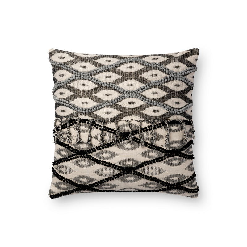 media image for Black & White Pillow by Loloi 263
