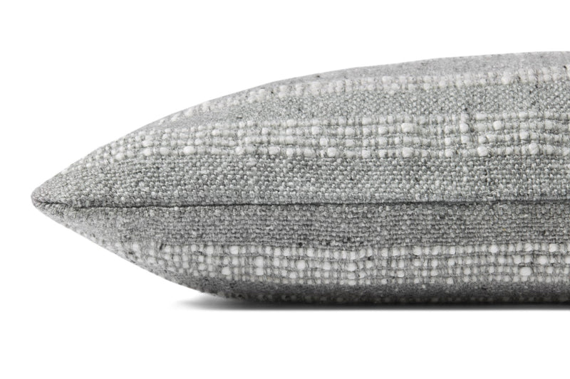 media image for Adeline Hand Woven Grey Pillow Cover 2 240