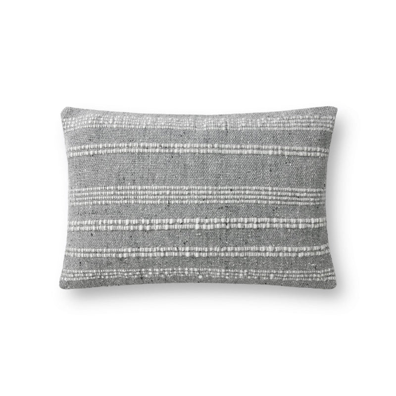 media image for Adeline Hand Woven Grey Pillow Cover 1 228