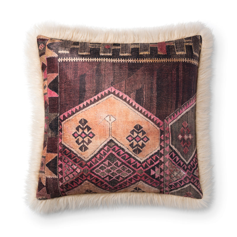media image for Multi & Ivory Pillow by Loloi 257