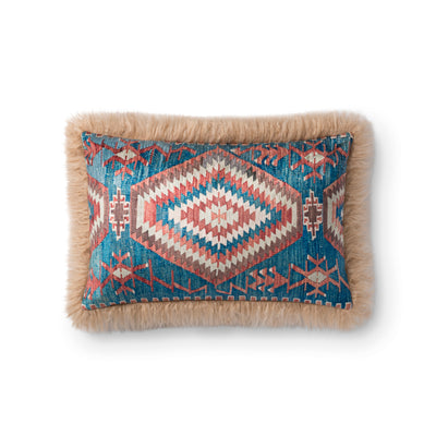 product image of Multi & Beige Pillow by Loloi 585