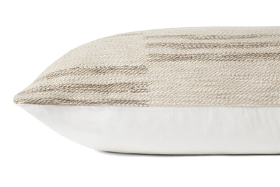 product image for Jay Jacquard Woven Ivory Sand Pillow By Amber Lewis X Loloi P214Pal0026Ivsapil3 2 31