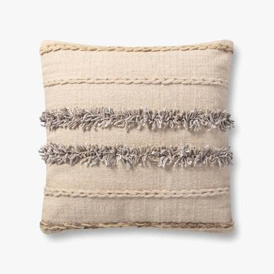 product image for beige and grey pillow by ed x loloi p233p4135begypil3 1 8