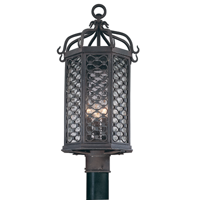 product image of los olivos 3lt post lantern medium by troy lighting 1 57