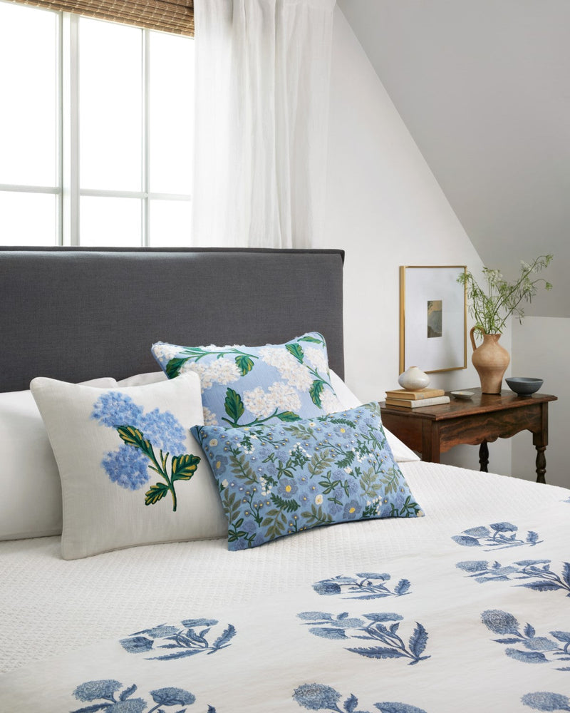 media image for Periwinkle Floral Pillow 243