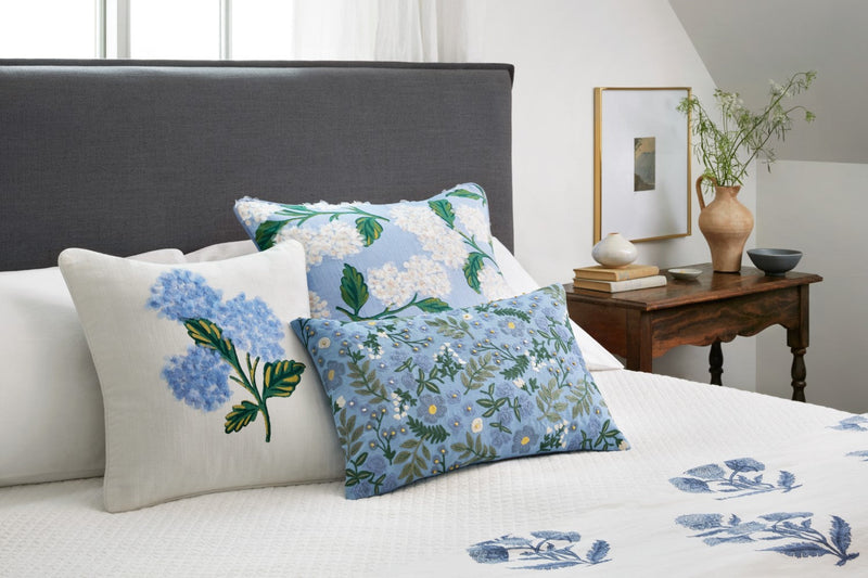 media image for Periwinkle Floral Pillow 247