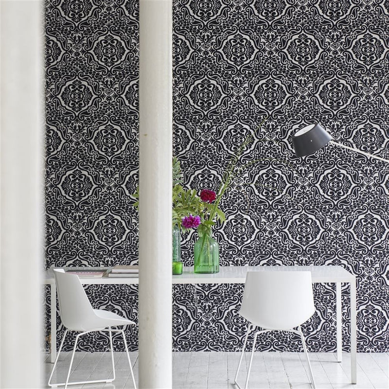 media image for Fioravanti Noir Wallpaper from the Minakari Collection by Designers Guild 275