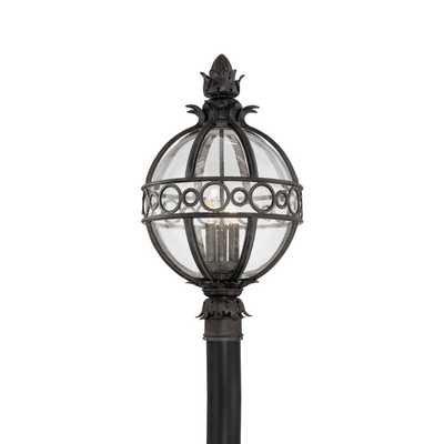 product image of campanile 3 light outdoor post by troy lighting p5006 frn 1 562