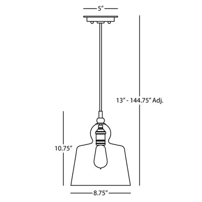 product image for Albert Collection Pendant by Robert Abbey 84