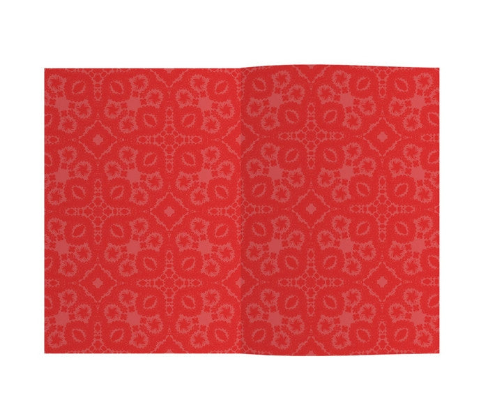 media image for Paseo Embossed Scarlet Notebook design by Christian Lacroix 216