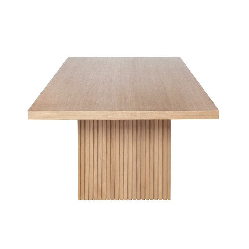 media image for Plank Style Slatted Base Dining Table By Bd Studio Ii Patterson Es 6 229
