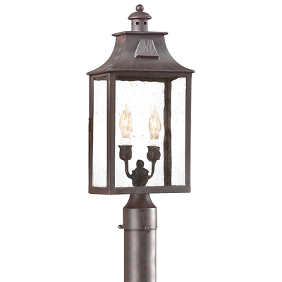 product image of newton 2lt post lantern medium by troy lighting 1 570