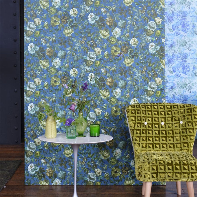 media image for Mansur Cobalt Wallpaper from the Minakari Collection by Designers Guild 220