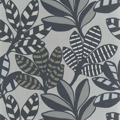 product image of Tanjore Graphite Wallpaper from the Minakari Collection by Designers Guild 532