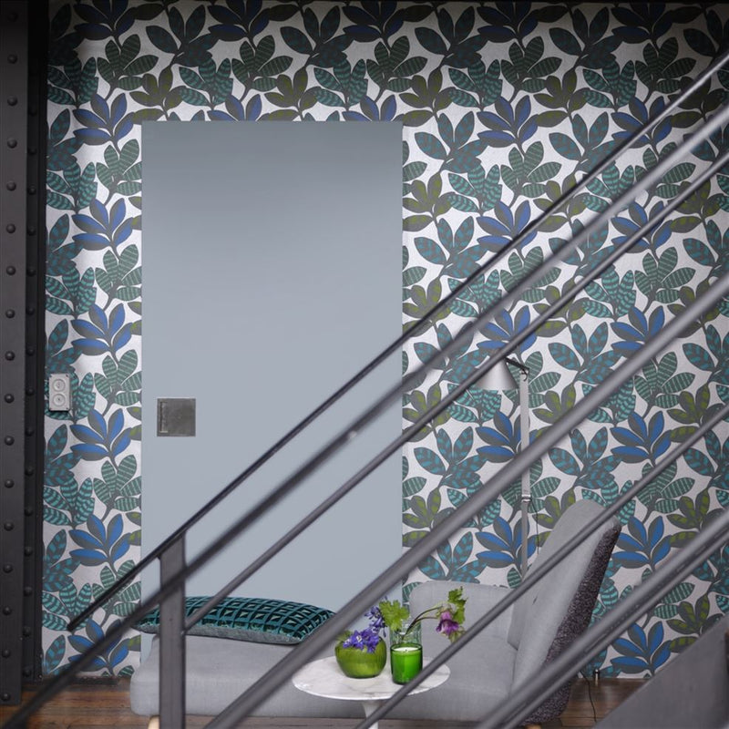 media image for Tanjore Cobalt Wallpaper from the Minakari Collection by Designers Guild 218