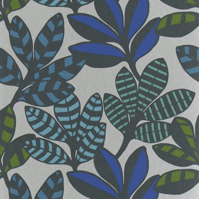 product image of Tanjore Cobalt Wallpaper from the Minakari Collection by Designers Guild 540