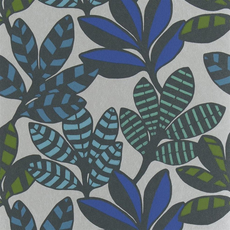 media image for Tanjore Cobalt Wallpaper from the Minakari Collection by Designers Guild 236