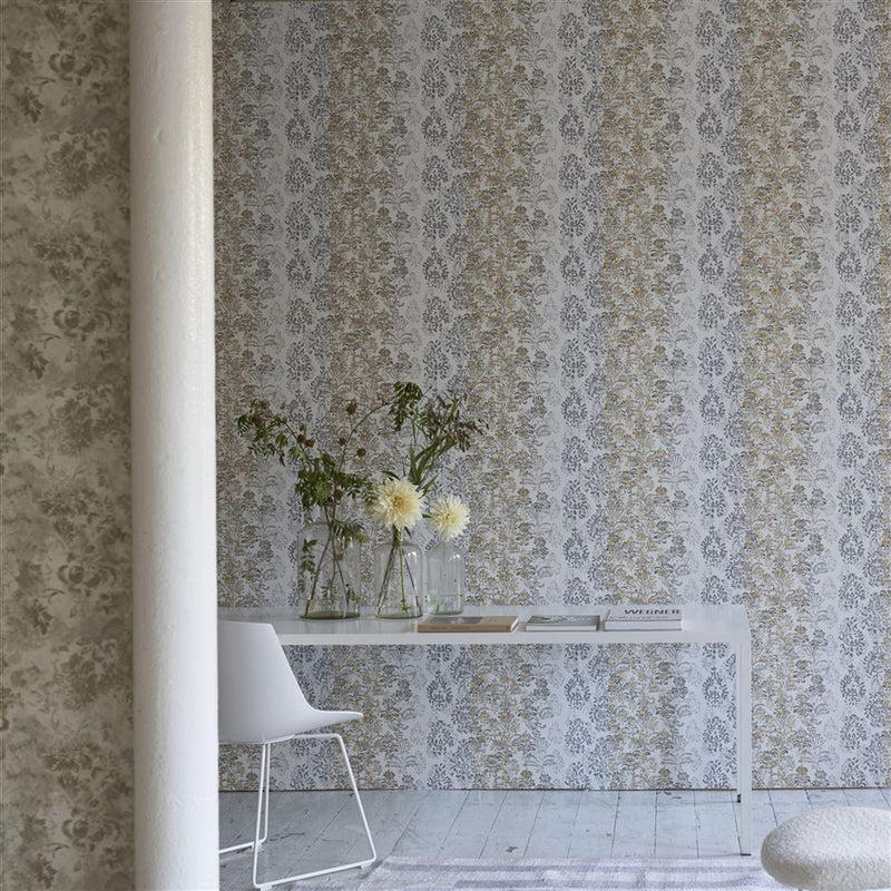 media image for Kasavu Ivory Wallpaper from the Minakari Collection by Designers Guild 297