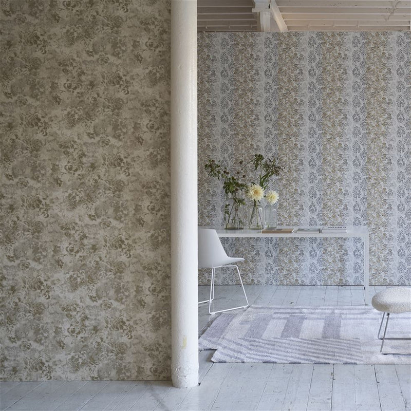 media image for Kasavu Ivory Wallpaper from the Minakari Collection by Designers Guild 244