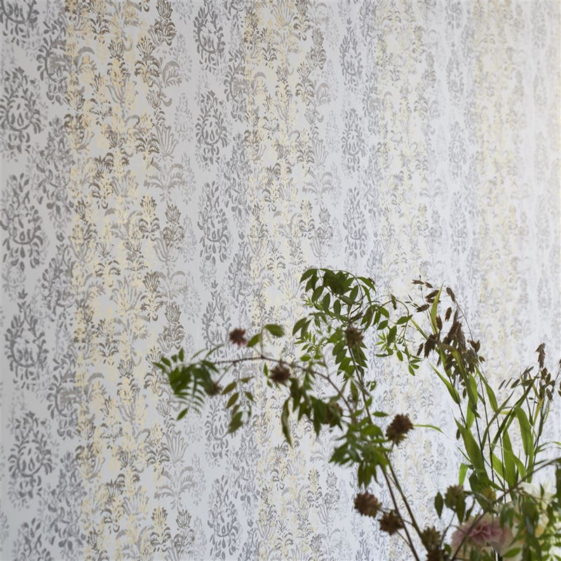media image for Kasavu Ivory Wallpaper from the Minakari Collection by Designers Guild 236