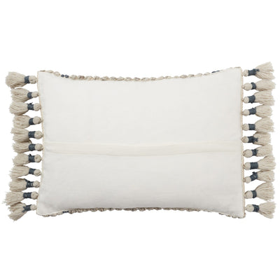 product image for Perlah Celie Light Gray & Navy Pillow 2 52