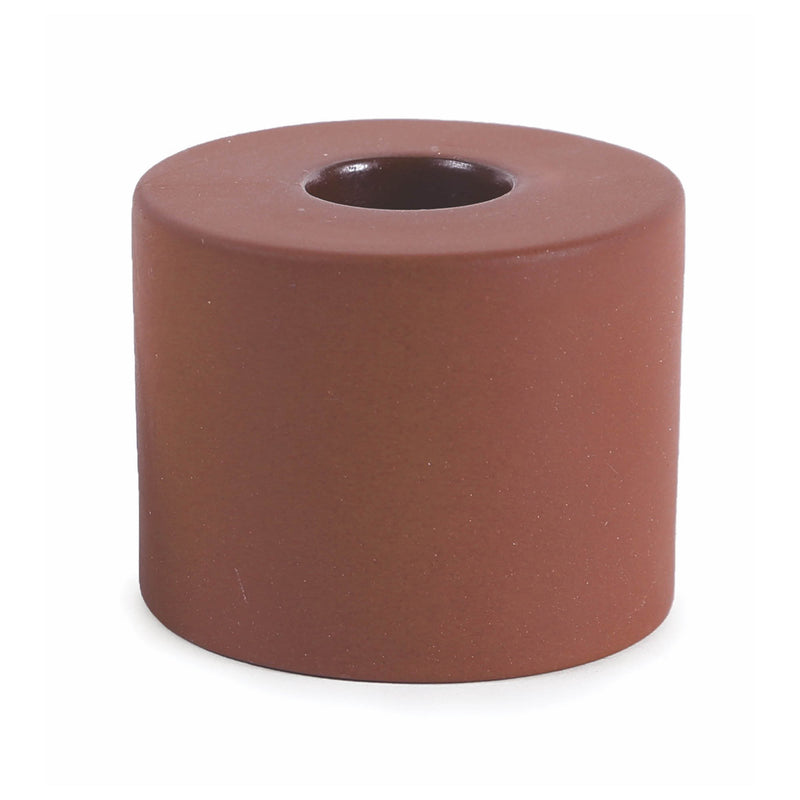 media image for petite ceramic taper holder in earth 3 280