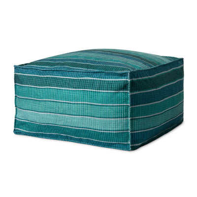 product image of Lagoon & Blue Pouf by Loloi 569