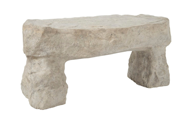media image for Cast Stone Bench By Phillips Collection Ph102343 1 272
