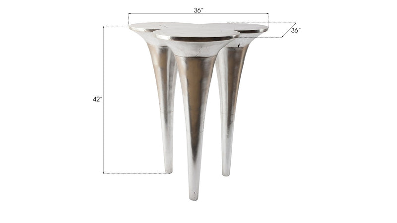 media image for Marley Silver Bar Table By Phillips Collection Ph66064 4 297