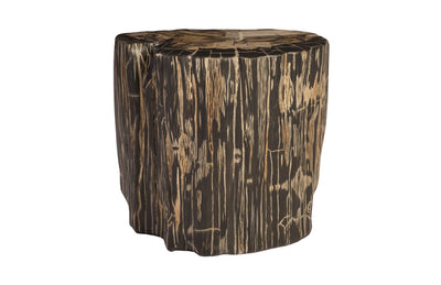 product image of Cast Petrified Brown Gray Wood Stool By Phillips Collection Ph89727 1 529