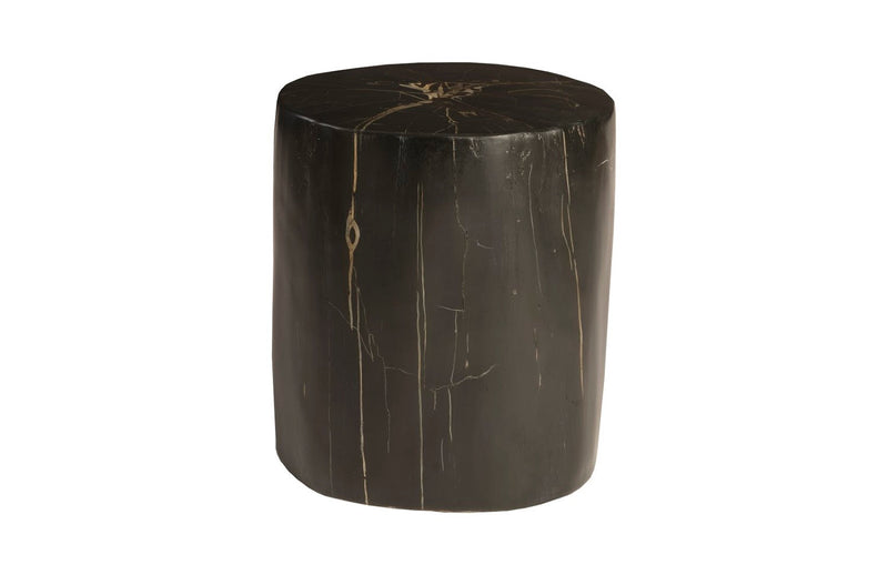 media image for Cast Petrified Black Gold Wood Stool By Phillips Collection Ph89728 1 296