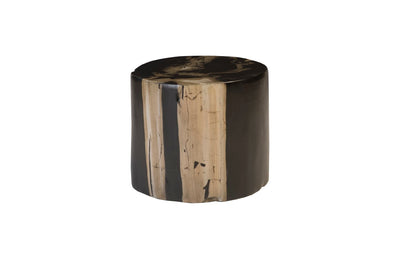 product image of Cast Petrified Brown Wood Stool By Phillips Collection Ph89729 1 526