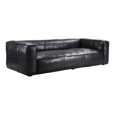 product image for Kirby Sofa Darkstar Black Leather 3 47