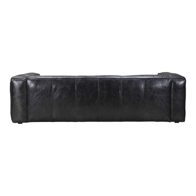 product image for Kirby Sofa Darkstar Black Leather 5 95