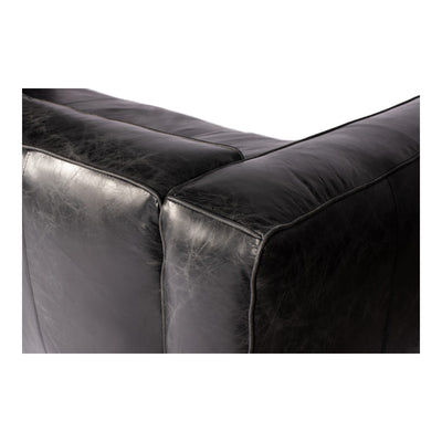 product image for Kirby Sofa Darkstar Black Leather 7 30