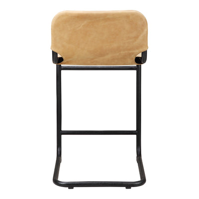 product image for Baker Counter Stool Sunbaked Tan Leather 3 4