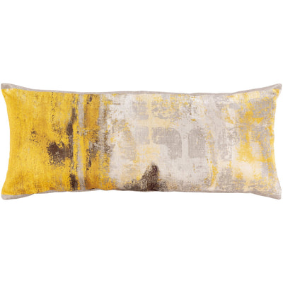 product image of Peniko PKO-003 Woven Lumbar Pillow in Ivory & Saffron by Surya 510